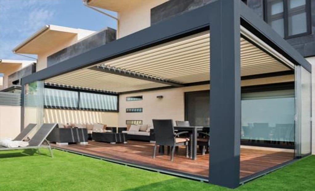 Home pergola installation by Arab Muzalat in the UAE