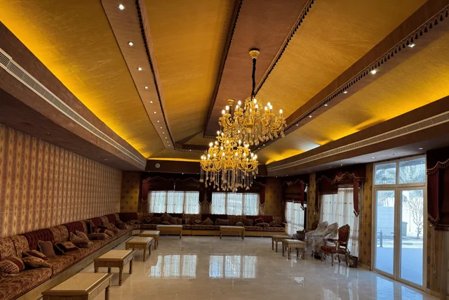 Luxury tent interior design
