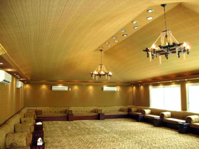 Luxury tent interior design